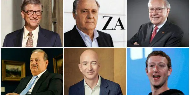 Ei sunt bogaţii lumii: Opt oameni, care au o avere cât jumătate din populaţia globului