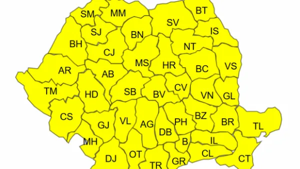 Diferenţă de 17 grade Celsius de la o zi la alta, la Braşov