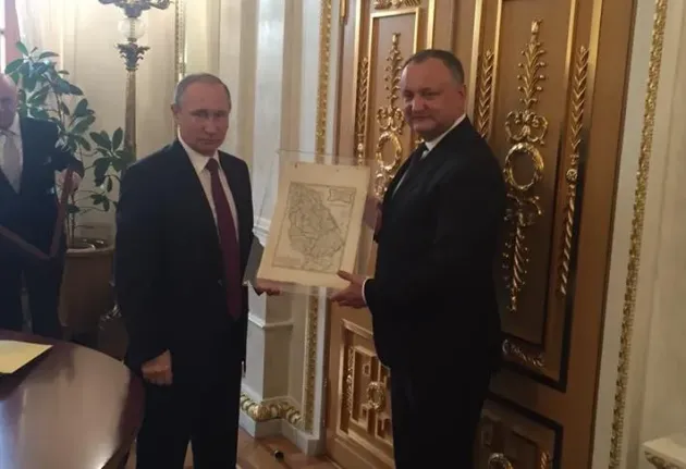 Igor Dodon, declaraţii la Putin acasă: O parte din România „e Ungaria”, alta „e Moldova”