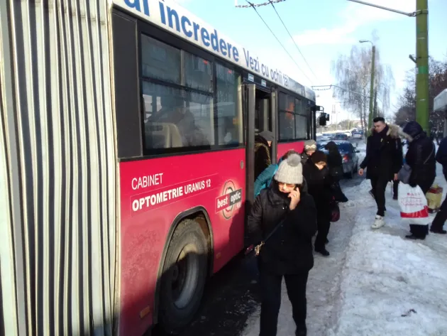 Autobuzele RATBV au început să se „dezgheţe”