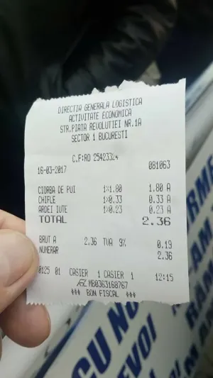 „Ciorbă la 1,8 lei... bun tare!”