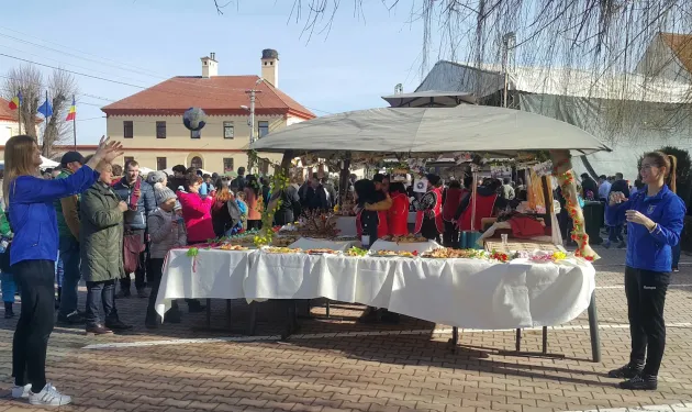 Handbaliste de naţională între clătitele de la Prejmer