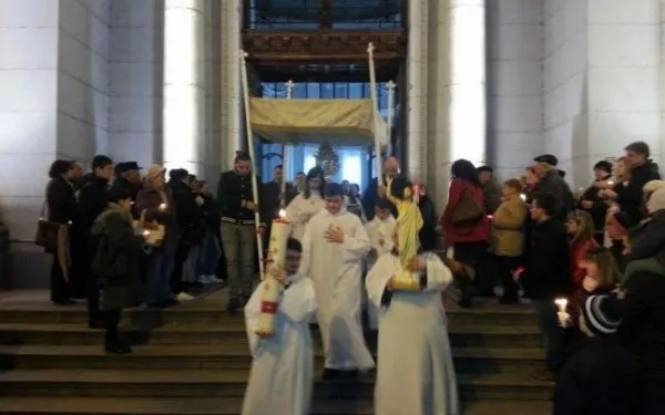Şi vineri, şi sâmbătă, procesiuni ale Învierii pe străzile Braşovului 