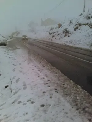 Iarnă de Paște, pe drumurile din județ