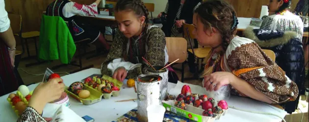 Judeţul Braşov a fost reprezentat la Festivalul Naţional al Ouălor Încondeiate de elevii din Hărman