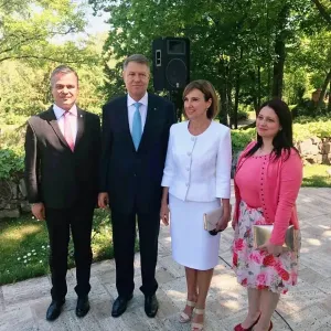 Președintele CJ Brașov, Adrian Veștea, invitatul președintelui Klaus Iohannis la recepţia de la Palatul Cotroceni, cu ocazia Zilei Europei