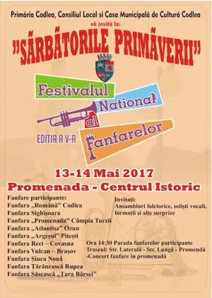 „Sărbătorile Primăverii” - Festivalul Naţional al Fanfarelor