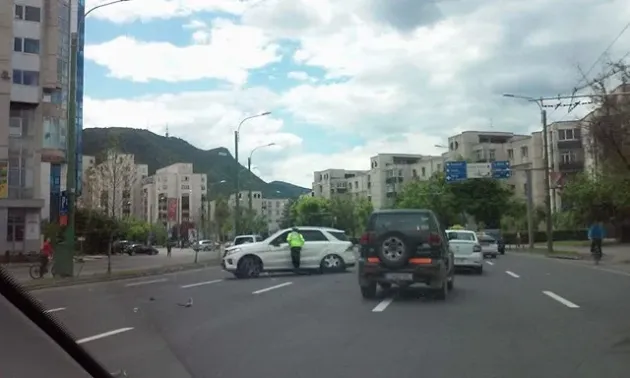 S-a dat cu maşina peste cap pe Kogălniceanu
