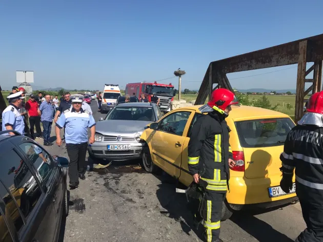 Accident între Teliu și Prejmer în dimineața Rusaliilor