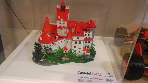Castelul Bran, printat în 3D