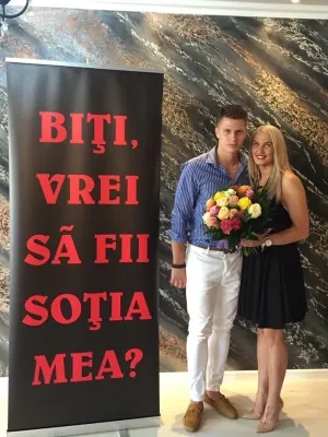 Laura Chiper, cerută în căsătorie de iubitul handbalist