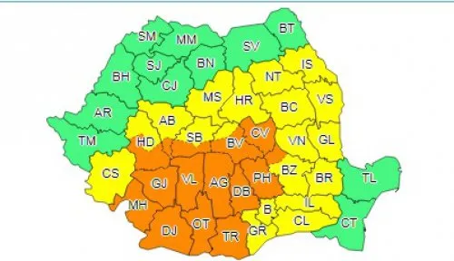 Furtuni după caniculă