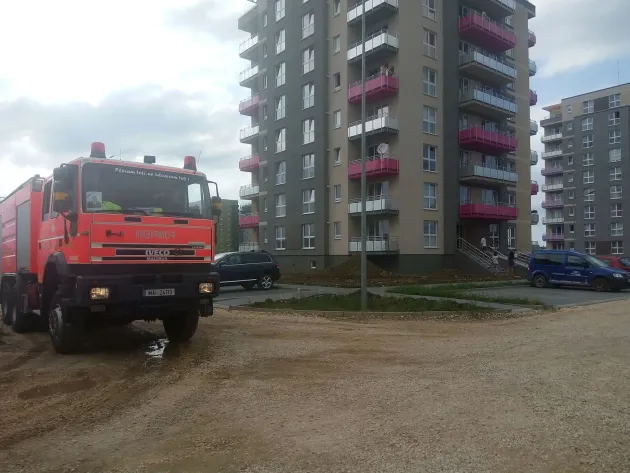 Incendiu în Tractorul, la un bloc Avantgarden