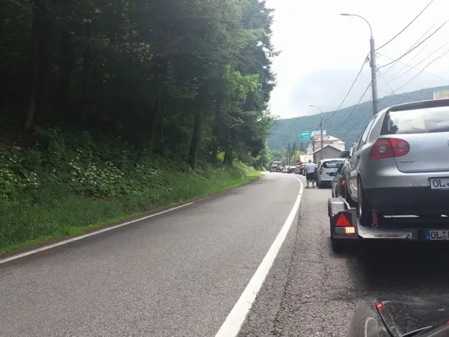Bară la bară duminică pe DN 1, pe sensul Brașov - București