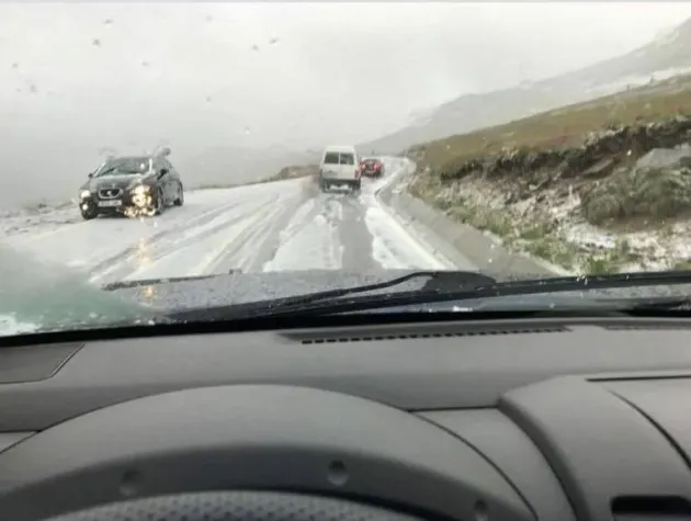 Ninsoare de iulie pe Transalpina