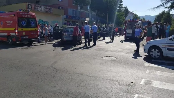 Accident groaznic pe strada Traian