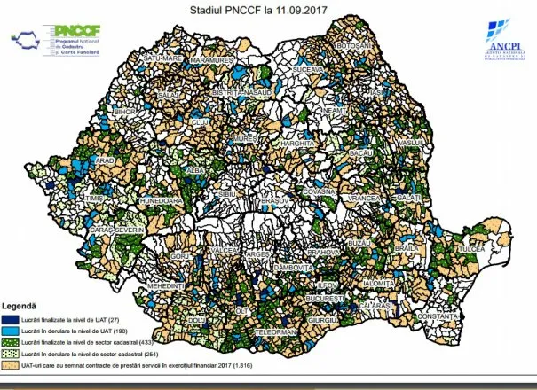 80% dintre primării fac cadastru gratuit. În cazul succesiunilor nedezbătute, ANCPI suportă şi costul acestora