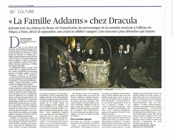 „Familia Adams”, în vizită la Dracula