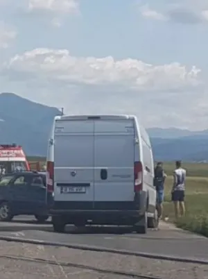 Băut bine, vinovat de un accident între Râşnov şi Zărneşti