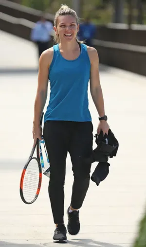 Simona a ajuns relaxată la Turneul Campioanelor