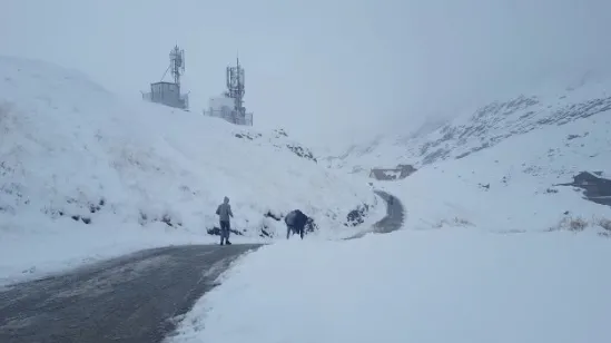 Transfăgărășanul, închis temporar din cauza viscolului