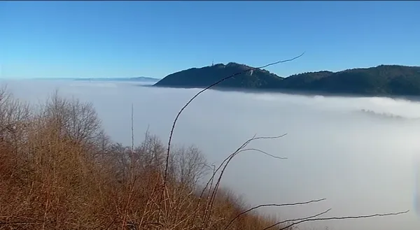 „Marea de ceaţă” deasupra Braşovului