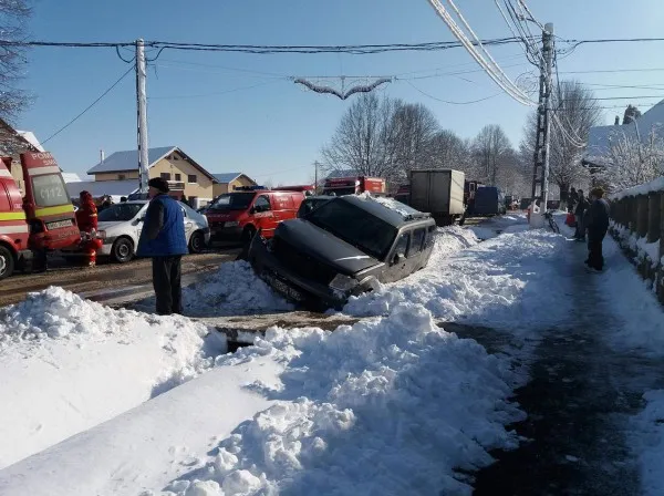 Accidentul de pe DN 11 care a blocat circulația prin Hărman
