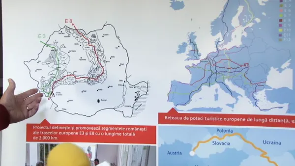 Cu popas la Braşov: Pierre Gaspard, globe-trotterul belgian, care a inaugurat „autostrăzile pietonilor” E 3 şi E 8