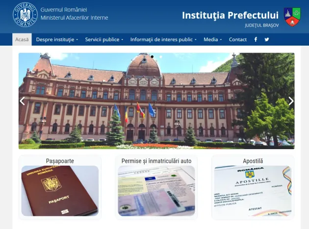 Prefectura Braşov şi-a schimbat „faţa”