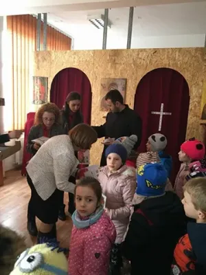 Preşcolarii din Făgăraş, în vizită la Liceul Teologic