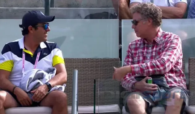 Will Ferrell a urmărit din tribună victoria Simonei Halep