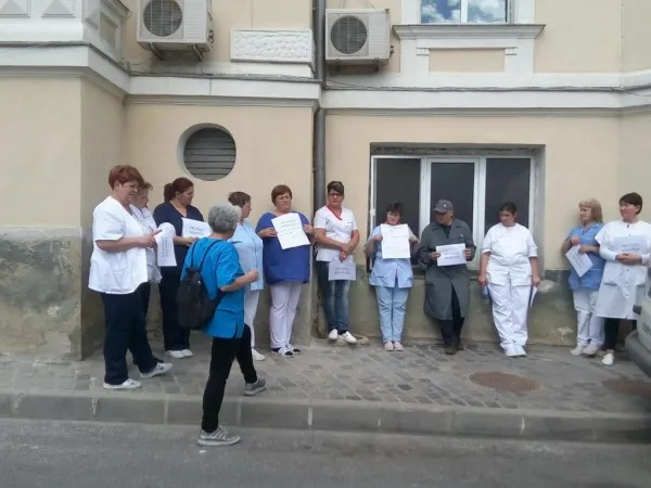 Un nou protest al salariaţilor de la Psihiatrie