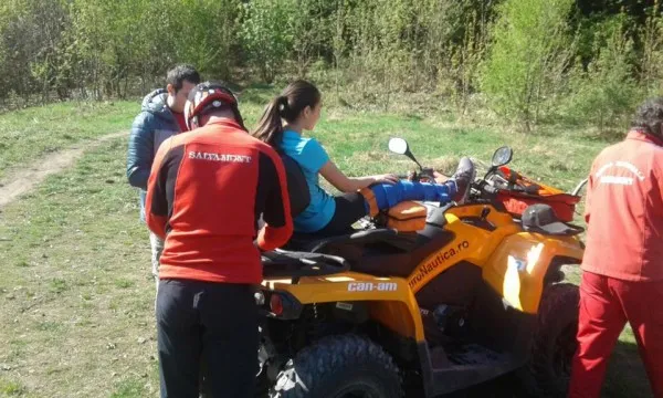 Tânără accidentată în Şaua Tâmpei, la Maratonul Braşovului