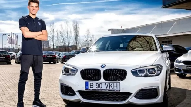 Maşina lui Ianis Hagi a fost implicată într-un accident