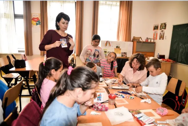 Atelier de pictură - Proiect educaţional inedit la Liceul Petru Rareş