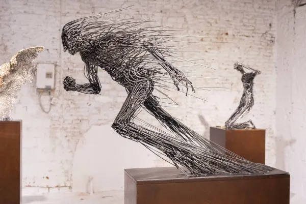 Graficianul din Braşov care îşi vinde sculpturile şi cu 6.000 de euro