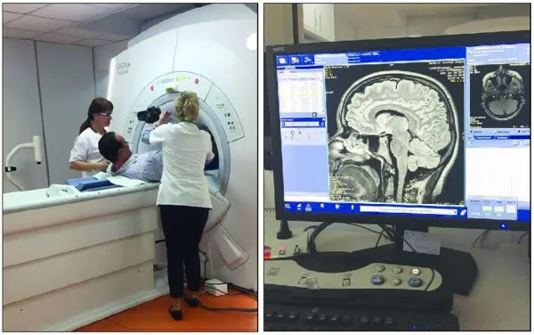 Noul RMN de la Judeţean a trecut testul de funcţionare. Prima scanare, postată pe Facebook