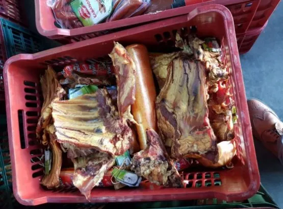 500 de kilograme de carne confiscate de la Brintex Frigorific