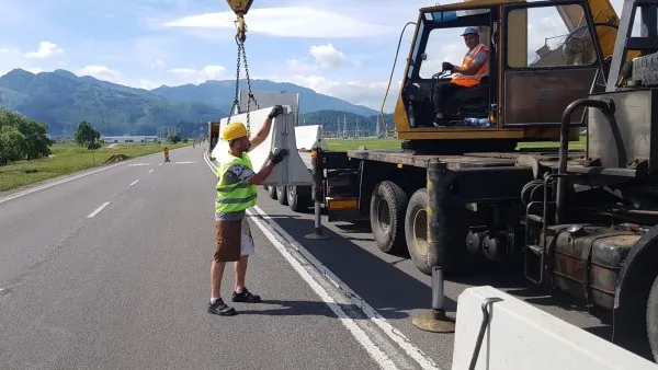 1,8 km „drum întins” pe ocolitoarea Braşovului