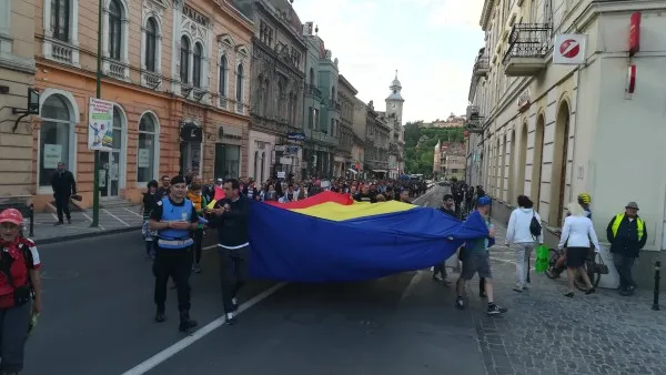 A fost protest sâmbătă seara