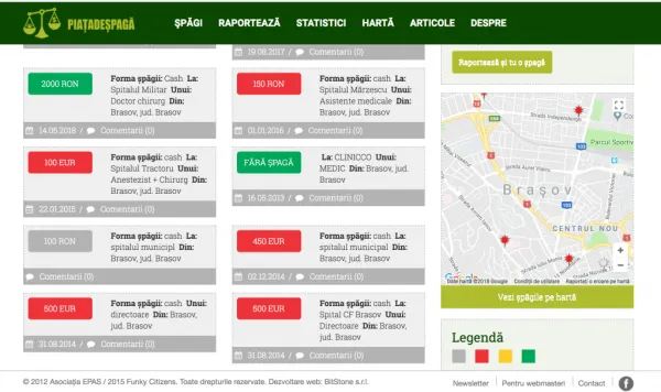Mercurialul şpăgii din spital: La Braşov, „atenţia” dată pentru o operaţie a ajuns la 2.000 de lei