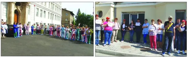 În stradă pentru „noul salariu”