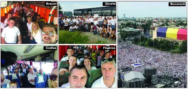 Mitingul alb, al partidului roşu
