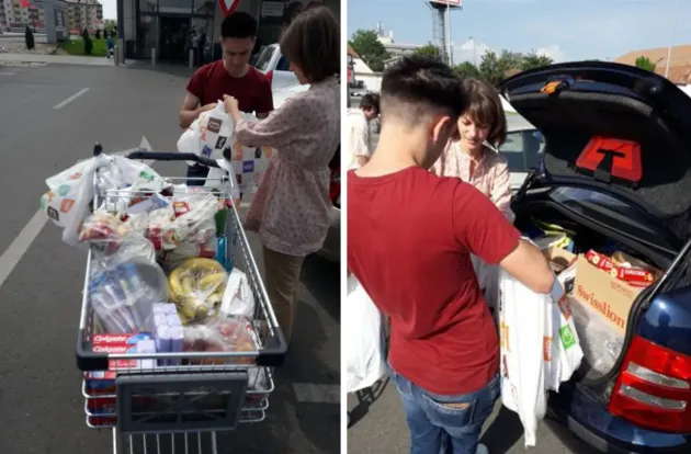 „Bănuţul văduvei”, împărţit la copii greu încercaţi