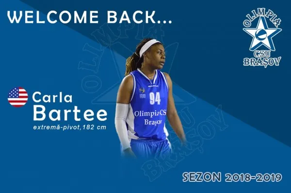 Carla Bartee revine la Olimpia CSU
