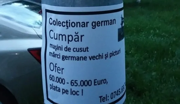 Falşii „colecţionari germani”, înapoi pe stâlpi