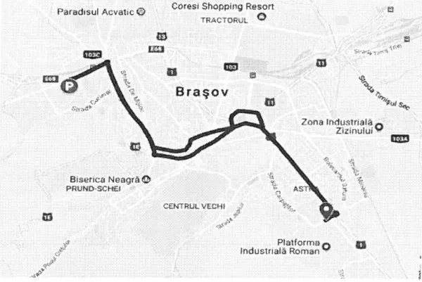 Braşovul are în plan trei magistrale de transport în comun. 16 kilometri numai pentru autobuze