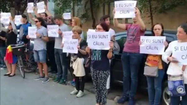 Mesajul braşovenilor „Şi eu sunt Călin”