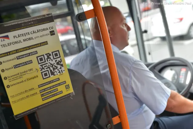De miercuri, se pot cumpăra bilete RATBV şi cu telefonul, din staţii sau direct din autobuz