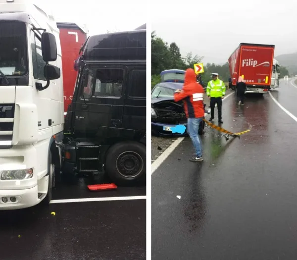 Perşani, două accidente pe zi